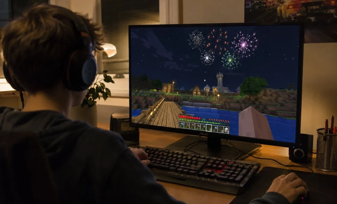 Fajerwerki w Minecraft – jak je zrobić krok po kroku?